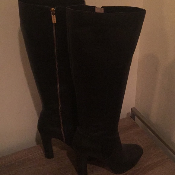 Michael Kors leather platform boots size 8.5 - Picture 1 of 1